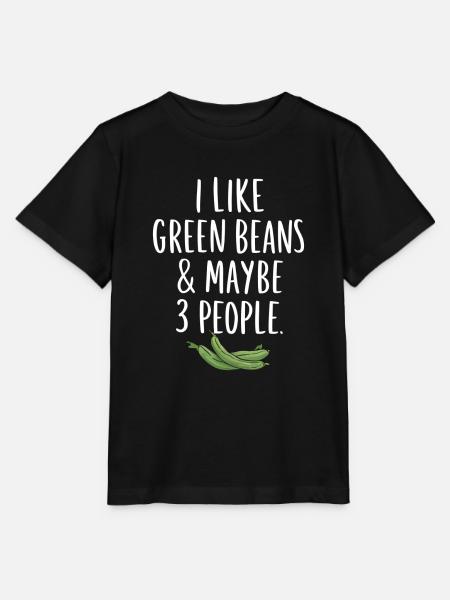 Grüne Bohnen - Stanley/Stella Kinder T-Shirt MINI CREATOR - Schwarz