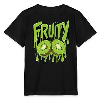 Fruchtig Orangen für einen Kiwi Liebhaber - Stanley/Stella Kinder T-Shirt MINI CREATOR  - Schwarz - Vorne - Mikhail (115cm)