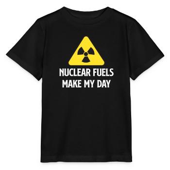 Kernbrennstoffe Machen Meinen Tag Lustig - Stanley/Stella Kinder T-Shirt MINI CREATOR  - Schwarz - Vorne - Mikhail (115cm)