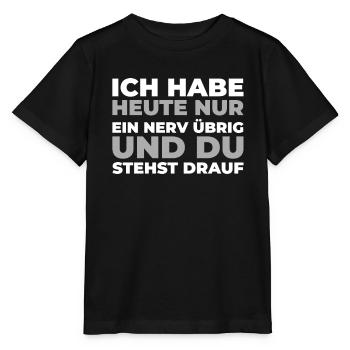 Schwarzer Humor - Stanley/Stella Kinder T-Shirt MINI CREATOR  - Schwarz - Vorne - Mikhail (115cm)