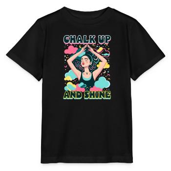 Gymnastik Kreide Und Glänzen - Stanley/Stella Kinder T-Shirt MINI CREATOR  - Schwarz - Vorne - Mikhail (115cm)
