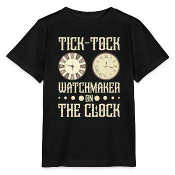 Horloger Horloger Horologues - T-shirt bio MINI CREATOR Stanley/Stella Enfant - noir - Devant - Mikhail (115cm)