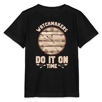 Horloger Horloger Horologues - T-shirt bio MINI CREATOR Stanley/Stella Enfant - noir - Devant - Mikhail (115cm)