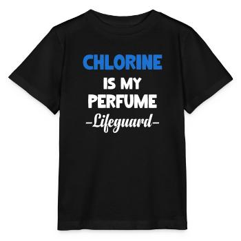 Chlor Ist Mein Parfüm Rettungsschwimmer Waterpolo - Stanley/Stella Kinder T-Shirt MINI CREATOR  - Schwarz - Vorne - Mikhail (115cm)