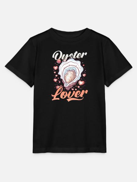 Austern-Austern-Liebhaber - Stanley/Stella Kinder T-Shirt MINI CREATOR  - Schwarz