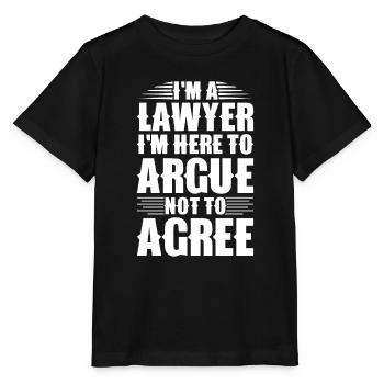 Avocat Avocat Tribunal Procureur de la République - T-shirt bio MINI CREATOR Stanley/Stella Enfant - noir - Devant - Mikhail (115cm)