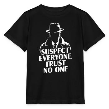 Murder Mystery Dinner Outfit: Suspect Everyone, - Stanley/Stella MINI CREATOR Kids’ T-Shirt - black - Front - Mikhail (115cm)