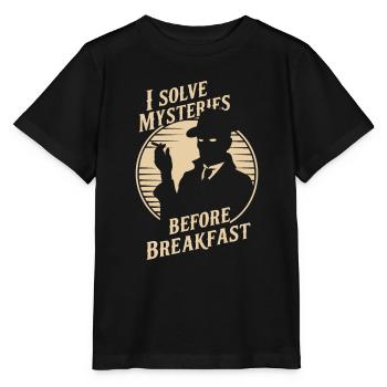 Ich Löse Geheimnisse Vor Dem Frühstück Murder - Stanley/Stella Kinder T-Shirt MINI CREATOR  - Schwarz - Vorne - Mikhail (115cm)