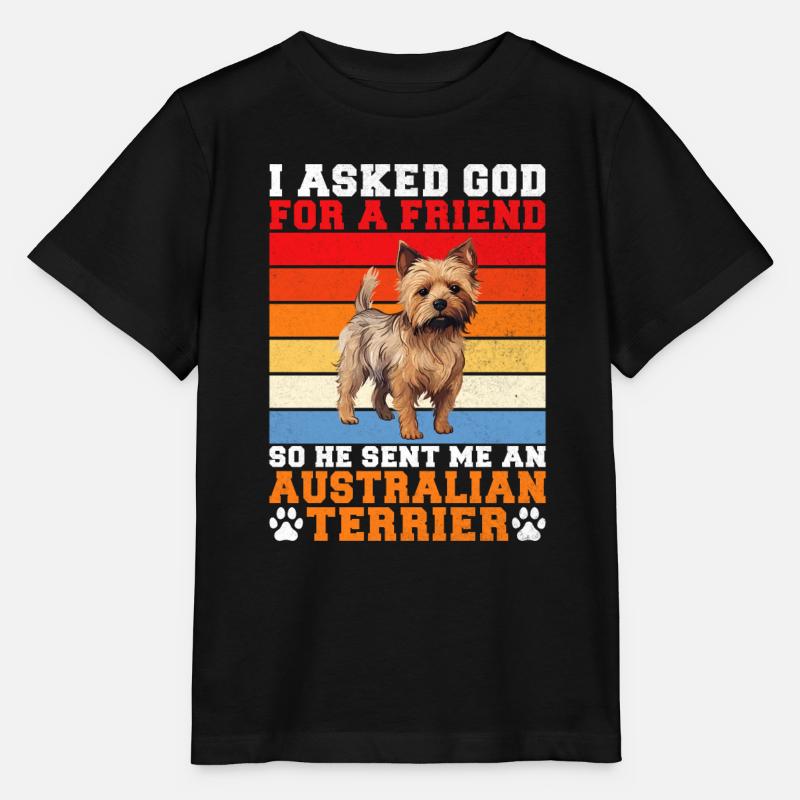 Australian Terrier Gifts - Stanley/Stella Kinder T-Shirt MINI CREATOR  - Schwarz