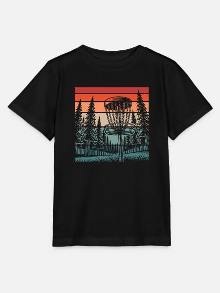 Frisbee Golf Disc Golf - Stanley/Stella Kinder T-Shirt MINI CREATOR - Schwarz