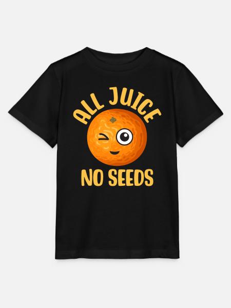 Nur Saft, keine Kerne - Stanley/Stella Kinder T-Shirt MINI CREATOR - Schwarz