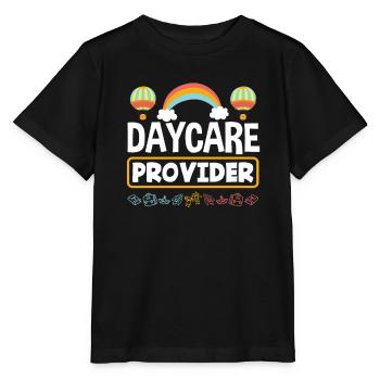 Crèche Regenbogen - T-shirt bio MINI CREATOR Stanley/Stella Enfant - noir - Devant - Mikhail (115cm)