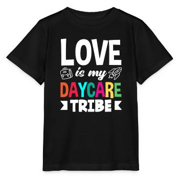 L’amour est ma tribu maternelle - T-shirt bio MINI CREATOR Stanley/Stella Enfant - noir - Devant - Mikhail (115cm)