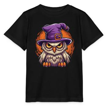 Costume de sorcière d’Halloween Balai de sorcière - T-shirt bio MINI CREATOR Stanley/Stella Enfant - noir - Devant - Mikhail (115cm)