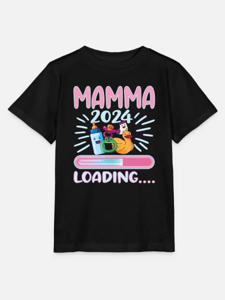 Super Mamma 2024 Loading - Stanley/Stella Kinder T-Shirt MINI CREATOR - Schwarz