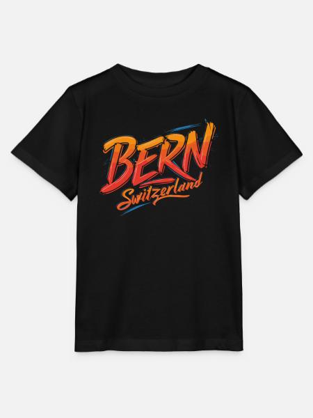 Bern Switzerland Souvenir Highlight - Stanley/Stella Kinder T-Shirt MINI CREATOR - Schwarz