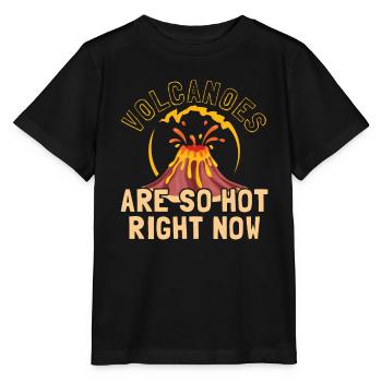 Vulkane sind im Moment so angesagt - Stanley/Stella Kinder T-Shirt MINI CREATOR  - Schwarz - Vorne - Mikhail (115cm)