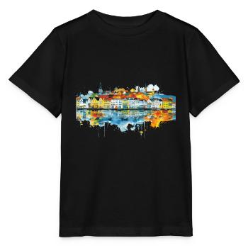 Bingen am Rhein - Stanley/Stella Kinder T-Shirt MINI CREATOR  - Schwarz - Vorne - Mikhail (115cm)