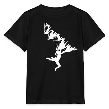 escalade bloc escalade montagnes sports de montagne - T-shirt bio MINI CREATOR Stanley/Stella Enfant - noir - Devant - Mikhail (115cm)