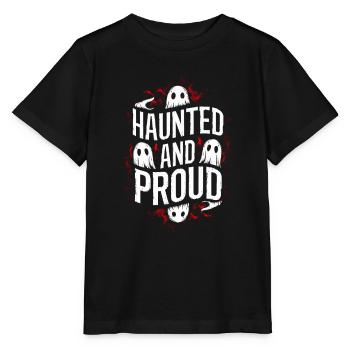 Appât fantôme Halloween Parapsychologie Paranormal - T-shirt bio MINI CREATOR Stanley/Stella Enfant - noir - Devant - Mikhail (115cm)