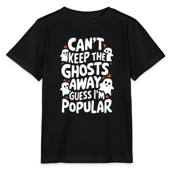 Appât fantôme Halloween Parapsychologie Paranormal - T-shirt bio MINI CREATOR Stanley/Stella Enfant - noir - Devant - Mikhail (115cm)
