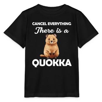 Annuler tout ce qu’il y a est à Qoukka Australian - T-shirt bio MINI CREATOR Stanley/Stella Enfant - noir - Devant - Mikhail (115cm)