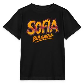 Sofia Bulgarie Souvenir - T-shirt bio MINI CREATOR Stanley/Stella Enfant - noir - Devant - Mikhail (115cm)