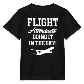 Les hôtesses de l’air sont tout simplement géniales - T-shirt bio MINI CREATOR Stanley/Stella Enfant - noir - Devant - Mikhail (115cm)