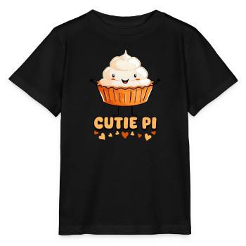 Pumpkin Pie Cutie Pie - Stanley/Stella MINI CREATOR Kids’ T-Shirt - black - Front - Mikhail (115cm)