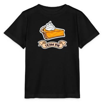 Pumpkin Pie Team Pie - Stanley/Stella MINI CREATOR Kids’ T-Shirt - black - Front - Mikhail (115cm)