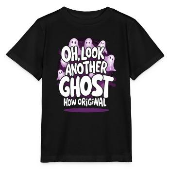 Appât fantôme Halloween Parapsychologie Paranormal - T-shirt bio MINI CREATOR Stanley/Stella Enfant - noir - Devant - Mikhail (115cm)