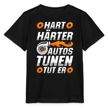 Screwdriver Tuning Tuner - Stanley/Stella MINI CREATOR Kids’ T-Shirt - black - Front - Mikhail (115cm)