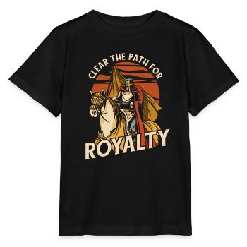 Festival des Chevaliers - T-shirt bio MINI CREATOR Stanley/Stella Enfant - noir - Devant - Mikhail (115cm)