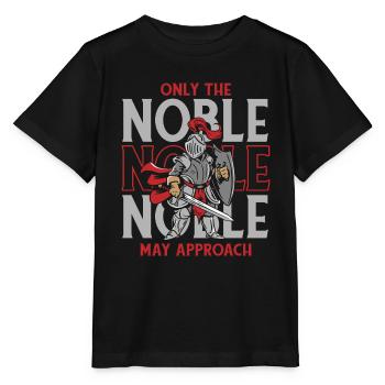 Festival des Chevaliers - T-shirt bio MINI CREATOR Stanley/Stella Enfant - noir - Devant - Mikhail (115cm)