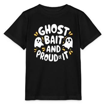Appât fantôme Halloween Parapsychologie Paranormal - T-shirt bio MINI CREATOR Stanley/Stella Enfant - noir - Devant - Mikhail (115cm)
