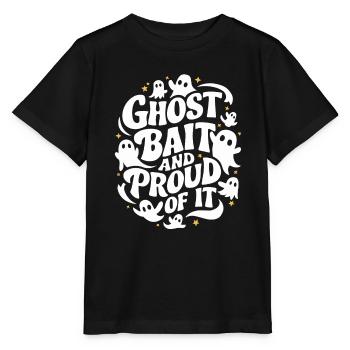 Appât fantôme Halloween Parapsychologie Paranormal - T-shirt bio MINI CREATOR Stanley/Stella Enfant - noir - Devant - Mikhail (115cm)