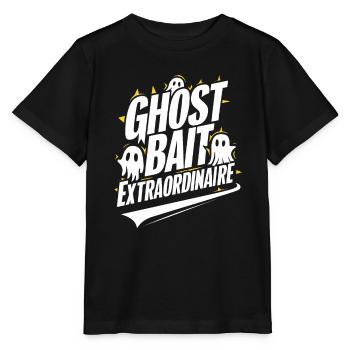 Appât fantôme Halloween Parapsychologie Paranormal - T-shirt bio MINI CREATOR Stanley/Stella Enfant - noir - Devant - Mikhail (115cm)