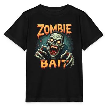 Halloween Zombie Design - Stanley/Stella Kinder T-Shirt MINI CREATOR  - Schwarz - Vorne - Mikhail (115cm)