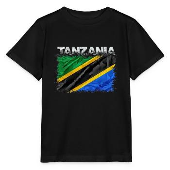 Tanzanie - T-shirt bio MINI CREATOR Stanley/Stella Enfant - noir - Devant - Mikhail (115cm)