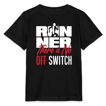 Runner There is no off switch - Stanley/Stella MINI CREATOR Kids’ T-Shirt - black - Front - Mikhail (115cm)