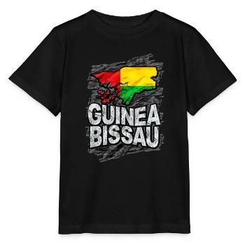 Guinée-Bissau - T-shirt bio MINI CREATOR Stanley/Stella Enfant - noir - Devant - Mikhail (115cm)