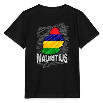 Mauritius - Stanley/Stella MINI CREATOR Kids’ T-Shirt - black - Front - Mikhail (115cm)
