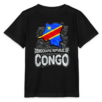 Congo - T-shirt bio MINI CREATOR Stanley/Stella Enfant - noir - Devant - Mikhail (115cm)
