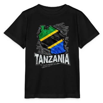 Tanzanie - T-shirt bio MINI CREATOR Stanley/Stella Enfant - noir - Devant - Mikhail (115cm)
