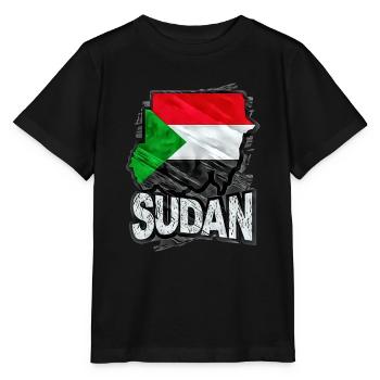Sudan - Stanley/Stella MINI CREATOR Kids’ T-Shirt - black - Front - Mikhail (115cm)