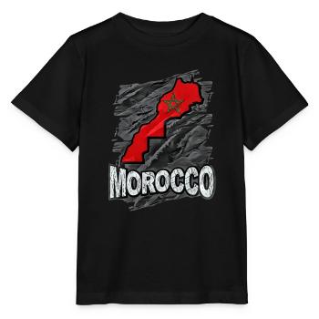 Marokko - Stanley/Stella Kinder T-Shirt MINI CREATOR  - Schwarz - Vorne - Mikhail (115cm)