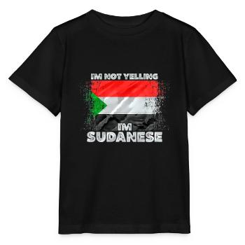 Sudan - Stanley/Stella MINI CREATOR Kids’ T-Shirt - black - Front - Mikhail (115cm)