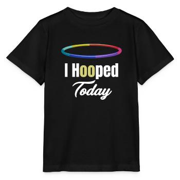 I made a hoop today. Hooping - Stanley/Stella MINI CREATOR Kids’ T-Shirt - black - Front - Mikhail (115cm)