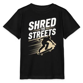 Skater Life: Downhill Longboarding Und Street - Stanley/Stella Kinder T-Shirt MINI CREATOR  - Schwarz - Vorne - Mikhail (115cm)