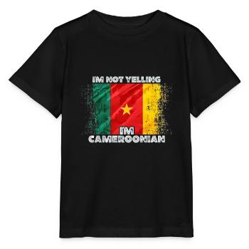 Cameroon - Stanley/Stella MINI CREATOR Kids’ T-Shirt - black - Front - Mikhail (115cm)